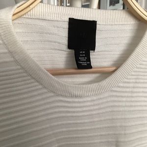 H&M Cream Crewneck Sweater
